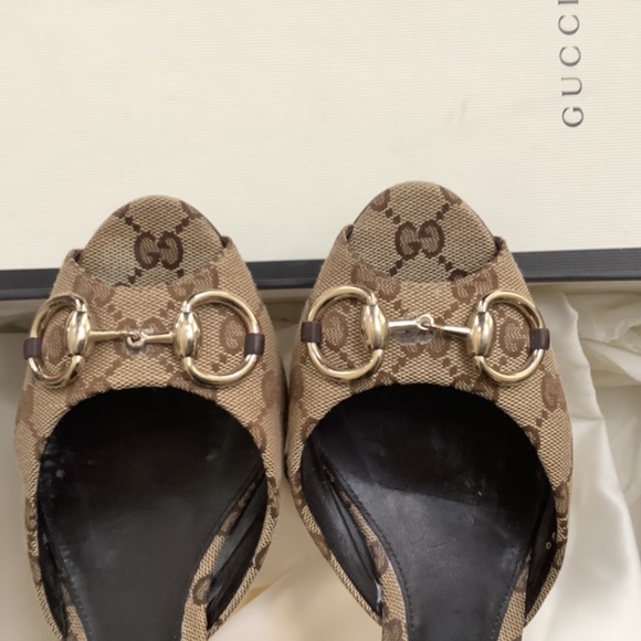 Gucci GG canvas sandals, size 38, original Gucci - Picture 4 of 5